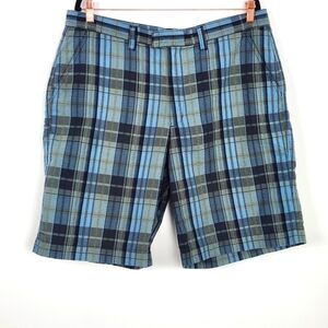 Patagonia Organic Cotton Men's Size 36 Multicolor Plaid Seersucker Shorts